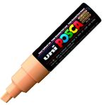 Uni PC-8K 8.0 Fosforlu Açık Turuncu Posca Poster Markörü