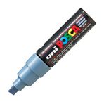 Uni PC-8K Posca Kesik Uç Kurşun Gri 8 mm Boyama Markörü