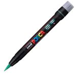 Uni PCF-350 Posca Yeşil 0.1-10 mm Fırça Uç Boyama Markörü