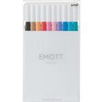 Uni PEM-SY/10C.02 0.4 Pastel Renkler 10 Adet Emott Fineliner Kalem Set