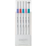 Uni PEM-SY/5C.05 0.4 Şeker Renkler 5 Adet Emott Fineliner Kalem Set