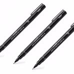 Uni Pin Teknik Çizim Kalemi 0.6 Mm Siyah 3 Adet