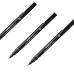 Uni Pin Teknik Çizim Kalemi 0.9 Mm Siyah 3 Adet