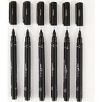 Uni Pin Teknik Çizim Kalemi 6'lı Set Standart Renk 0.05 0.1 0.2 0.3 0.5 0.8 Ölçü