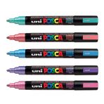 Uni POSCA 1.8 2.5 Su Bazlı Metalik Renkler Poster Markörü