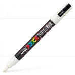 Uni Posca Beyaz Permanent Marker PC-3M 0.9-1.3mm İnce Uçlu Kalem 1 Adet - Standart