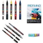 Uni Posca Marker Kalem Pc-5m (1.8-2.5mm) 5'li Set - Rotring Full Set - Renkli
