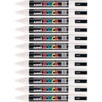 Uni Posca Marker Kalem Pc-5m (1.8-2.5mm) White - Beyaz 12'li Set - Renkli - Standart