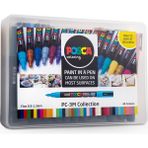 Uni Posca Marker Pc-3m (0.9-1.3mm) Tüm Renkler 27'li Set - Renkli - Standart