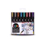 Uni Posca Marker Pc-5M (1.8-2.5Mm) 8'Li Metalik Set