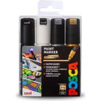Uni Posca Marker Pc-8k (8mm) 4'lü Set - Renkli - Standart