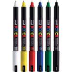 Uni Posca Markör Kalem 1mr 6'lı Set Ana Renkler