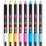 Uni Posca Markör Kalem 1mr 8'lı Set Soft Renkler - 8'li Set Soft Renkler