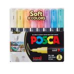 Uni POSCA PC-1M 8’li Soft Renkler Marker Seti