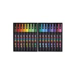 Uni Posca PC-3M 0.9-1.3mm Marker Akrilik Boyama Kalemi 16'lı Karışık Renkler Seti vol2