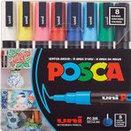 Uni Posca PC-3M Marker Ana Renkler Boyama Markörü