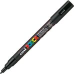 Uni Posca PC-3M Siyah Boyama Markörü