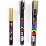 Uni Posca PC-5M Altın Boyama Markörü