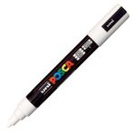 Uni POSCA PC-5M White 1 1.8-2.5 mm Su Bazlı Poster Marker Kalem