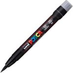 Uni Posca Pcf-350 Boyama Markörü 1-10 Mm Fırça Uç Siyah Renk