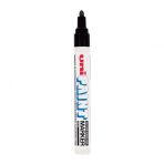 Uni PX-20 Paint Marker 2.2-2.8 mm Siyah Yuvarlak Uç Boyama Markörü