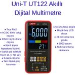 Uni-T UT122 True Rms Dijital Multimetre - Kırmızı - Siyah