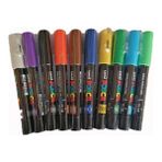 Uni Uni Posca PC-1M Boyama Marker 10'lu Set 0.7 mm