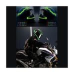 Uni Zer 3 Modlu Motorcu Kask Ledi Gece Sürüşü Için Yanıp Sönen Pilli Su Geçirmez LED Kask Motor Çanta Ledi - Çok Renkli