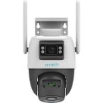 Uniarch Uniarach Panoramik Uho P2S-M33F34 | 2.8mm 6mp Çift Lensli Akıllı Güvenlik Kamerası | Renkli Gece Görüşü | IP66 Su; Toz Koruması | Otomatik Takip | Çift Yönlü Ses | Araç, Evcil Hayvan Algılama