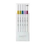 Uniball Emott 0.4Mm 5'Li Akrilik Uclu Cizim Kalem Seti - Retro Renk / Pem-Sy-5C-No:8