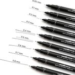 Uniball Pin Akrilik Uçlu Teknik Çizim Kalemi 0.4mm
