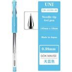 Uniball Signo Needle ( 0.38 ) Jel Kalem Gökmavi - Gök Mavisi - Uç Kalınlığı - İğne Uçlu Kalem