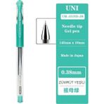 Uniball Signo Needle ( 0.38 ) Jel Kalem Zümrüt Yeşili - Uç Kalınlığı