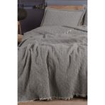 Unica Bona Yatak Örtüsü Seti Gri 3 - Parça - 240 x 240 cm