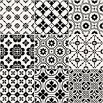 Unica Target Bon Ton Black on White 20x20 cm Yer-Duvar Karosu