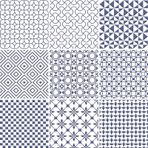 Unica Target Selection Blue on White 20x20 cm Duvar Karosu