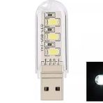 Unichrome 3 Led Beyaz Taşınabilir Mini Usb Led Lamba 5730 Smd Kamp Stick Led