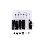 Unichrome 6 Boyutu 100 Adet Oto Fastener Klips Tampon Kapı Pervazı Tutucu Raptiye Seti