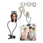 Unichrome Led Ring Light Youtuber Light Stüdyo Işığı Akrobat Selfie Led Masa Lambası 4 in 1 Set