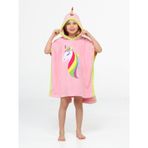 Unicorn 2 Kat Panço Kız Çocuk Plaj Havlusu Pembe