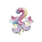 Unicorn 2 Yaş Folyo Balon Set
