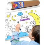Unicorn Aktivite Rulo Boyama Kağıdı 60CM x 2,5 Metre, Çocuklar Için Renkli Eğlence - Seçenek 1