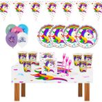 Unicorn Doğum Günü Parti Süsleri Süsleme Seti - 32 KİŞİLİK