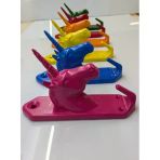 Unicorn Duvar Askısı, Dekoratif Tek Boynuzlu At Askılık , Çocuk Odası İçin Renkli Duvar Kancası