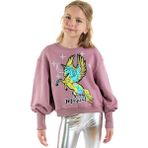 Unicorn Kız Çocuk Gül Kurusu Sweatshirt - 8 Yaş - Pembe