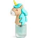 Unicorn Kız Çocuk Unicorn Figürlü Pırıltılı Yeşil Su Bazlı Oje