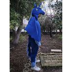 Unicorn Kostümü Yetişkin | Unicorn Pijama Tulum Kostüm Mavi