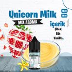 Unicorn Milk Cutwood Mix Aroma Çilek Süt Vanilya Gıda Aroması 10 ml