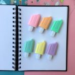 Unicus 8164B Isırılmış Dondurma Pastel Fosforlu Kalem - Renkli
