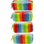 Unicus Big Zip Süper Rainbow Tavşan Tüylü Kalem Kutusu SYG-UNICUS988 - 1 Adet - Renki